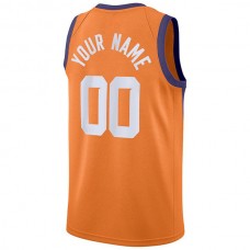 Custom P.Suns Jordan Brand Swingman Custom Jersey Statement Edition Orange Stitched Basketball Jersey