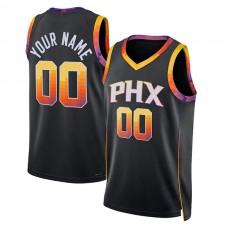 Custom P.Suns Jordan Brand Unisex 2022-23 Swingman Custom Jersey Statement Edition Black Stitched Basketball Jersey