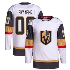 Custom V.Golden Knights Away Primegreen Authentic Pro White Gray Stitched American Hockey Jerseys