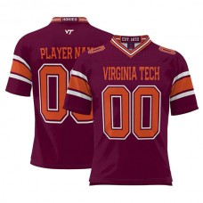 Custom V.Tech Hokies ProSphere NIL Pick-A-Player Football Jersey Maroon Stitched American College Jerseys