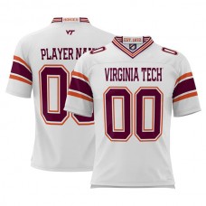 Custom V.Tech Hokies ProSphere NIL Pick-A-Player Football Jersey White Stitched American College Jerseys
