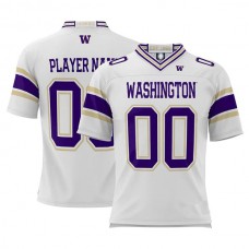 Custom W.Huskies ProSphere NIL Pick-A-Player Football Jersey White Stitched American College Jerseys