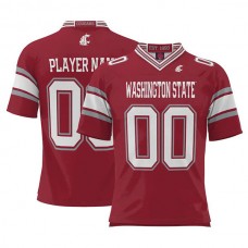 Custom W.State Cougars ProSphere NIL Pick-A-Player Football Jersey Crimson Stitched American College Jerseys