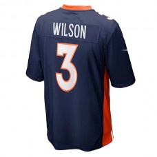 D.Broncos #3 Russell Wilson Navy Alternate Game Jersey Stitched American Football Jerseys