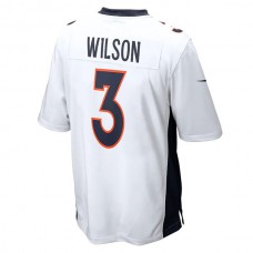 D.Broncos #3 Russell Wilson White Game Jersey Stitched American Football Jerseys