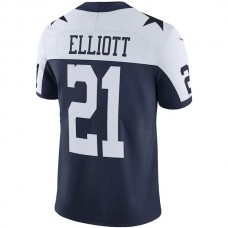 D.Cowboys #21 Ezekiel Elliott Navy Alternate Vapor Limited Jersey Stitched American Football Jerseys