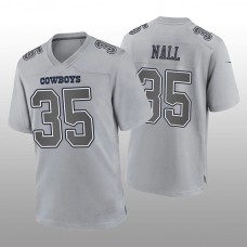 D.Cowboys #35 Ryan Nall Gray Atmosphere Game Jersey Fashion Jersey American Jerseys