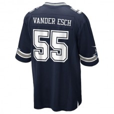 D.Cowboys #55 Leighton Vander Esch Navy Game Player Jersey Stitched American Football Jerseys