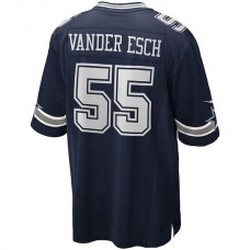 D.Cowboys #55 Leighton Vander Esch Navy Team Game Jersey Stitched American Football Jerseys