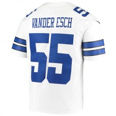 D.Cowboys #55 Leighton Vander Esch White 60th Anniversary Limited Jersey Stitched American Football Jerseys