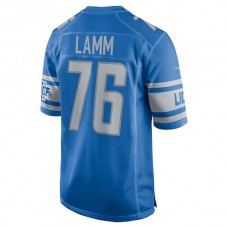 D.Lions #76 Kendall Lamm Blue Player Game Jersey Stitched American Football Jerseys