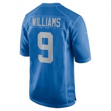 D.Lions #9 Jameson Williams Blue Player Game Jersey Stitched American Football Jerseys