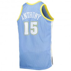 D.Nuggets #15 Carmelo Anthony Mitchell & Ness Big & Tall Hardwood Classics 2003-04 Swingman Jersey Powder Blue Stitched American Basketball Jersey