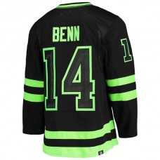 D.Stars #14 Jamie Benn Alternate Captain Patch Primegreen Authentic Pro Player Jersey Stitched American Hockey Jerseys