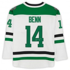 D.Stars #14 Jamie Benn Fanatics Authentic Autographed Branded Breakaway Jersey White Stitched American Hockey Jerseys
