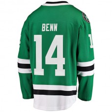 D.Stars #14 Jamie Benn Fanatics Branded Breakaway Player Jersey Green Stitched American Hockey Jerseys