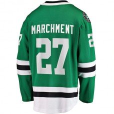 D.Stars #27 Mason Marchment Fanatics Branded Home Breakaway Player Jersey Kelly Green Stitched American Hockey Jerseys