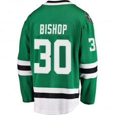 D.Stars #30 Ben Bishop Fanatics Branded Breakaway Jersey Kelly Green Stitched American Hockey Jerseys