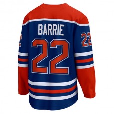 E.Oilers #22 Tyson Barrie Fanatics Branded Home Breakaway Player Jersey Royal Stitched American Hockey Jerseys