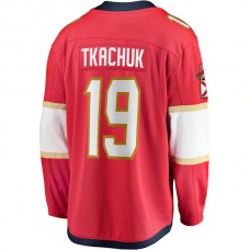 F.Panthers #19 Matthew Tkachuk Fanatics Branded Home Breakaway Player Jersey Red Stitched American Hockey Jerseys