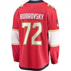 F.Panthers #72 Sergei Bobrovsky Fanatics Branded Breakaway Player Jersey Red Stitched American Hockey Jerseys
