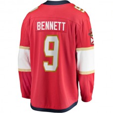 F.Panthers #9 Sam Bennett Fanatics Branded 2017-18 Home Breakaway Replica Jersey Red Stitched American Hockey Jerseys