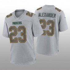 GB.Packers #23 Jaire Alexander Gray Atmosphere Game Jersey Stitched American Football Jerseys