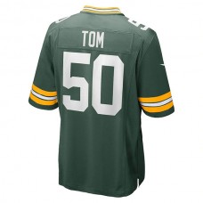 GB.Packers #50 Zach Tom Green Game Player Jersey Stitched American Football Jerseys