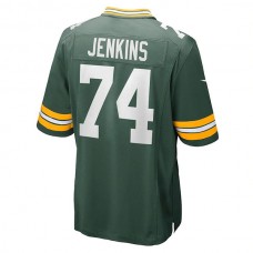 GB.Packers #74 Elgton Jenkins Green Game Jersey Stitched American Football Jerseys