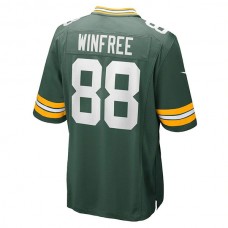 GB.Packers #88 Juwann Winfree Green Game Jersey Stitched American Football Jerseys