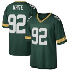 GB.Packers #92 Reggie White Mitchell & Ness Green Big & Tall 1996 Retired Player Replica Jersey Stitched American Football Jerseys