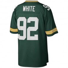 GB.Packers #92 Reggie White Mitchell & Ness Green Big & Tall 1996 Retired Player Replica Jersey Stitched American Football Jerseys