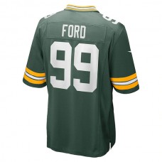 GB.Packers #99 Jonathan Ford Green Game Player Jersey Stitched American Football Jerseys