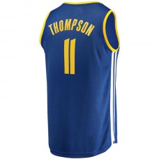 G.State Warriors #11 Klay Thompson Fanatics Branded 2022 Finals Champions Fast Break Replica Player Jersey Royal Icon Edition Stitched American Basketball Jersey