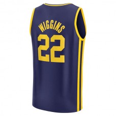 G.State Warriors #22 Andrew Wiggins Fanatics Branded 2022-23 Fast Break Replica Player Jersey Statement Edition Navy Stitched American Basketball Jersey
