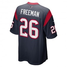 H.Texans #26 Royce Freeman Navy Game Player Jersey Stitched American Football Jerseys