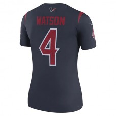 H.Texans #4 Deshaun Watson Color Rush Legend Jersey Navy Stitched American Football Jerseys