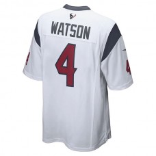 H.Texans #4 Deshaun Watson Player Game Jersey White Stitched American Football Jerseys