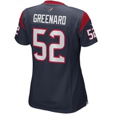 H.Texans #52 Jonathan Greenard Navy Game Jersey Stitched American Football Jerseys