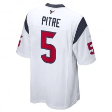 H.Texans #5 Jalen Pitre White Game Player Jersey Stitched American Football Jerseys