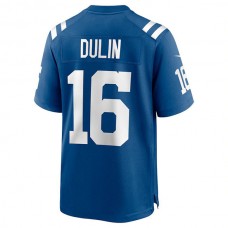 IN.Colts #16 Ashton Dulin Royal Game Jersey Stitched American Football Jerseys