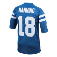 IN.Colts #18 Peyton Manning Mitchell & Ness Royal 1998 Authentic Throwback Retired Player Jersey Stitched American Football Jerseys