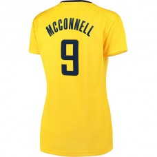 IN.Pacers #9 T.J. McConnell Fanatics Branded Women's Fast Break Player Replica Jersey Statement Edition Gold Stitched American Basketball Jersey