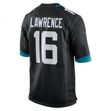 J.Jaguars #16 Trevor Lawrence Black Alternate Game Jersey Stitched American Football Jerseys