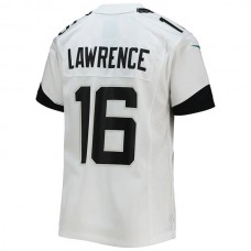 J.Jaguars #16 Trevor Lawrence White Game Jersey Stitched American Football Jerseys