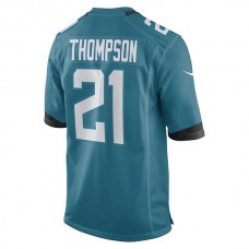 J.Jaguars #21 Josh Thompson Teal Game Player Jersey Stitched American Football Jerseys