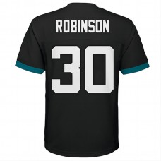 J.Jaguars #30 James Robinson Replica Player Jersey Black Stitched American Football Jerseys
