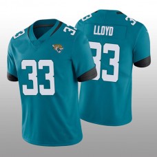 J.Jaguars #33 Devin Lloyd 2022 London Games Teal Vapor Limited Jersey Stitched American Football Jerseys