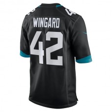 J.Jaguars #42 Andrew Wingard Black Game Jersey Stitched American Football Jerseys