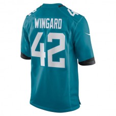 J.Jaguars #42 Andrew Wingard Teal Game Jersey Stitched American Football Jerseys